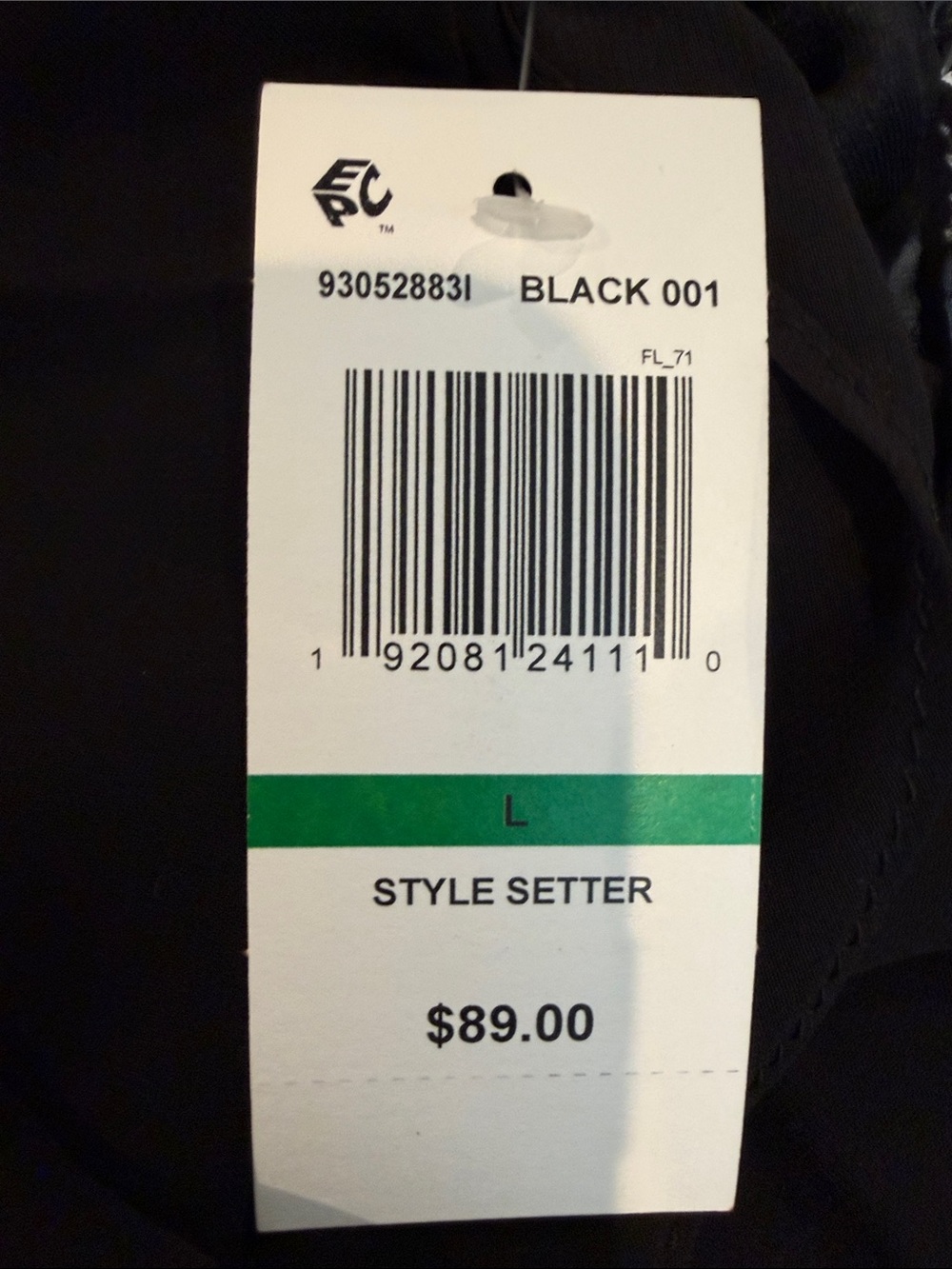 MSK Black V-Neck Wide-Leg Jumpsuit with Split Sleeves - Picture 2 of 5